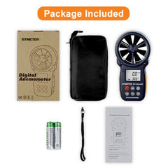 Medidor de velocidade digital do vento