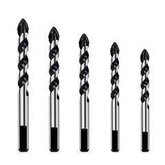 5 Pieces Multi-Material Tungsten Carbide Drill Bit Set