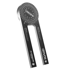 Mitra de liga de alumínio serra Transferidor de madeira de madeira 360 ° Fincinômetro Inclinômetro Mitre Dividir o ângulo de medição da ferramenta de dispositivo