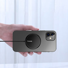 Baseus 15w carregador sem fio magnético para iphone 14 13 12 carregador