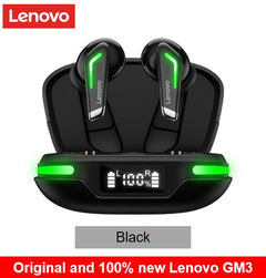 Lenovo gm3 fones de ouvido bluetooth tws gaming fone de ouvido