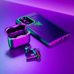 Razer hammerhead verdadeiro sem fio pro fones de ouvido para jogos