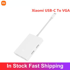 xiaomi USB-C para vga conversor ethernet adaptador reversível usb 3.0 tipo c para macbook