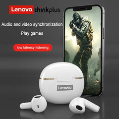 Lenovo x16 fones de ouvido bluetooth 5.2 tws sem fio fones estéreo  com dupla hd