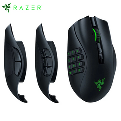 Razer naga pro gramável com fio trinity 16,000 dpi rgb óptico gaming mouse