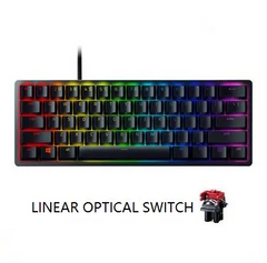 Razer Huntsman Mini - Clicky/linear Switch, 60% do teclado para jogos com interruptor óptico.