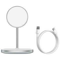 Baseus carregadores sem fio magnético desktop almofada de carregamento
