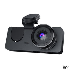 3 Lens Cam Dash Car DVR HD 1080p Câmera de 2,0 polegadas IPS IPS Video Recorder Cycle Dashcam Mirror Driving Recorder Night Vision