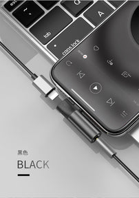 Baseus l41 usb c para 3.5mm aux jack adaptador de áudio divisor de áudio tipo-c adaptador de carregamento