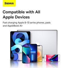 Baseus 30w metal power bank 20000mah carregador portátil pd carregamento rápido