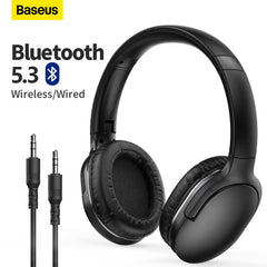 Baseus-Fone de ouvido bluetooth sem fio sem fio over-ear