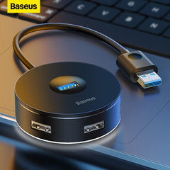 Baseus USB HUB USB 3.0 USB HUB C para MacBook Pro Superfície USB Tipo C Adaptador com Micro USB