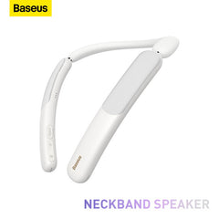 Baseus aequr n10 sem fio neckband alto-falante wearable surround、microfone