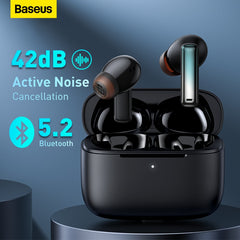 Baseus bowie m2 anc tws bluetooth 5.2 fones de ouvidoredução de ruído 4-mic enc