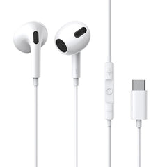 Baseus c17 tipo-c fones de ouvido na orelha fone de ouvido com fio com microfone