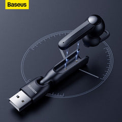 Baseus carregamento magnético sem fio bluetooth fone de ouvido único handsfree com microfone