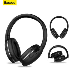 Baseus d02 pro sem fio bluetooth fones de ouvido estéreo alta fidelidade dobrável esporte fone