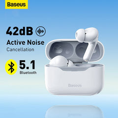 Baseus-fones de ouvido tws anc, sem fio, bluetooth 5.1, s1/s1pro,  controle de toque, fones de ouvido para jogos