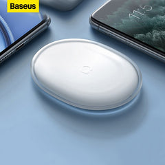 Baseus jelly carregador sem fio 15w rápido qi carregador sem fio sem fio de carregamento rápido almofada do telefone carregador