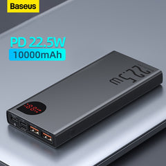 Baseus power bank 10000mah com 22.5w pd carregamento rápido powerbank