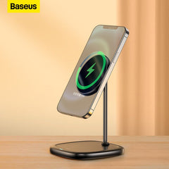Baseus carregadores sem fio magnético desktop almofada de carregamento
