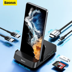 Baseus usb c hub estação de dex para usb 3.0 hdmi-hub usb compatível para