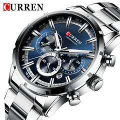 Curren 8355 Relógio à prova d'água de Luxo Masculino