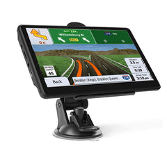 Car GPS Navigation 7 Inch Touch Screen HD Car GPS Navigator Truck Sunshade Sat Nav 256M+8G Europe Map