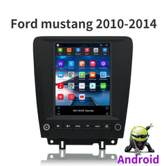 Car GPS Navigation Android Tesla Style Vertical Screen For ford mustang 2010-2014 Car radio player with RDS Wifi 4G Carplay