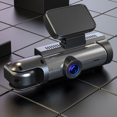 Dash Cam 3.16-inch Dual-lens Driving Recorder Front Inside Camera G-sensor Hd Night Vision Wide-angle Car