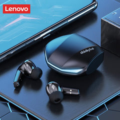 Lenovo gm2 pro 5.3 fone de ouvido bluetooth fones de ouvido sem fio de baixa latência fone de ouvido hd chamada dual mode