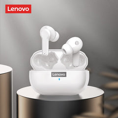 Lenovo lp1s tws bluetooth 5.0 fone de ouvido sem fio à prova dwaterproof água fones esporte com microfone para