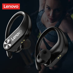 Lenovo lp7 tws fones de ouvido sem fio bluetooth fones à prova dwaterproof água reduzir o ruído