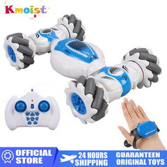 RC Car Hand Radio Controlled S 012 2.4G Mini Roll Rotary Double-Side Stunt Gesture Induction Twisting Drift Off-Road Driving Car