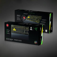 Razer huntsman v2 tenkeyless-interruptor óptico (interruptor vermelho linear) 87 teclas