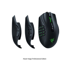 Razer naga pro gramável com fio trinity 16,000 dpi rgb óptico gaming mouse