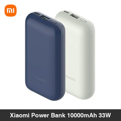 Xiaomi power bank 10000mah Fonte de alimentação portátil Carregamento rápido
