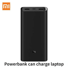 Xiaomi power bank saída triplo USB-C 45w carga rápida em dois sentidos portátil