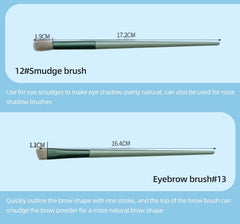 13pcs Brush de maquiagem de beleza.